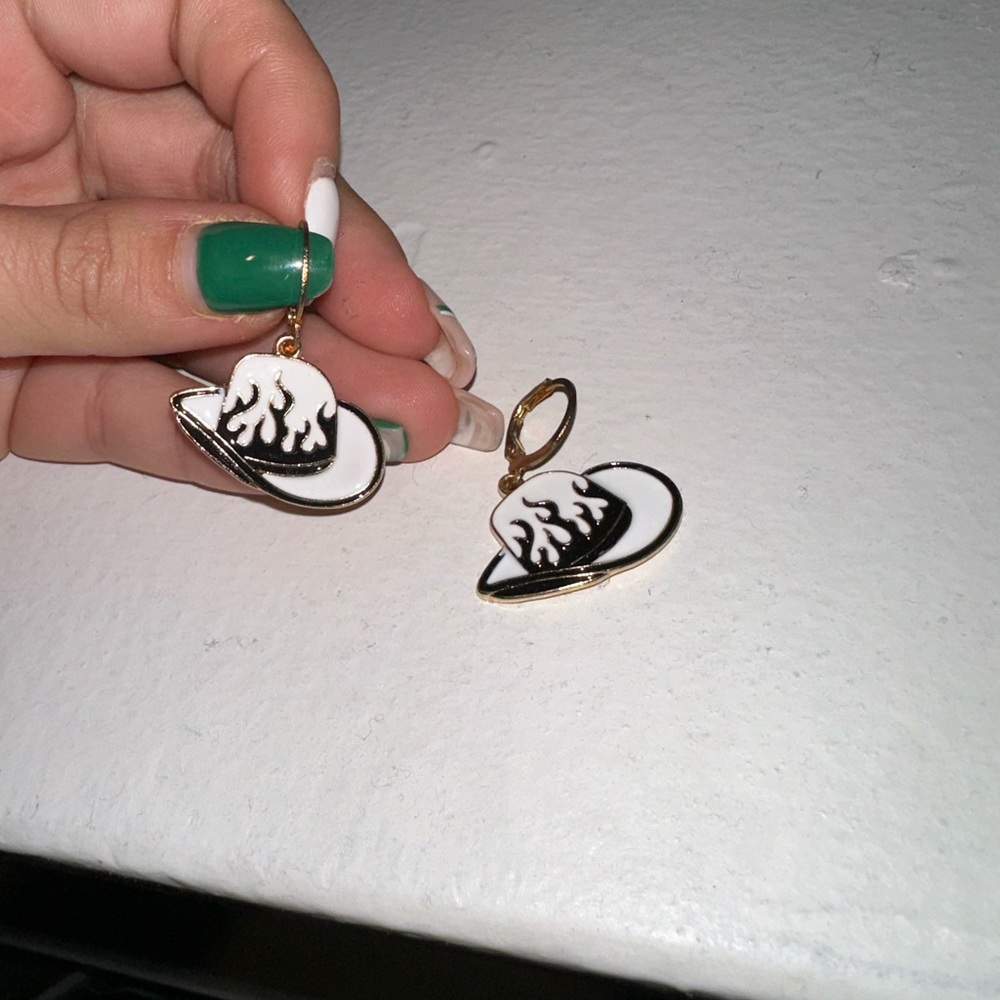 Dangle Cowboy Earrings